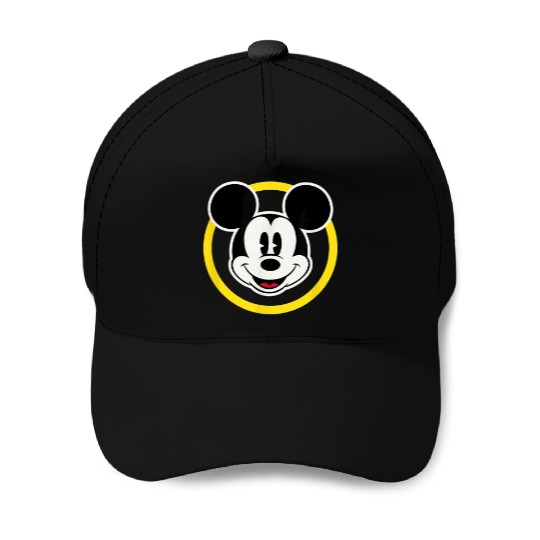 Amazon Essentials Disney Smiling Mickey In Yello Baseball Caps
