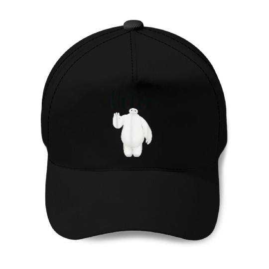Disneyss Big Hero 6 Baymax Wave Hello Graphic Baseball Caps