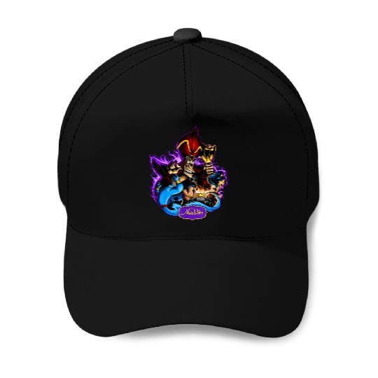 Disney Aladdin Jafar Genie Jasmine Art Graphic T Baseball Caps