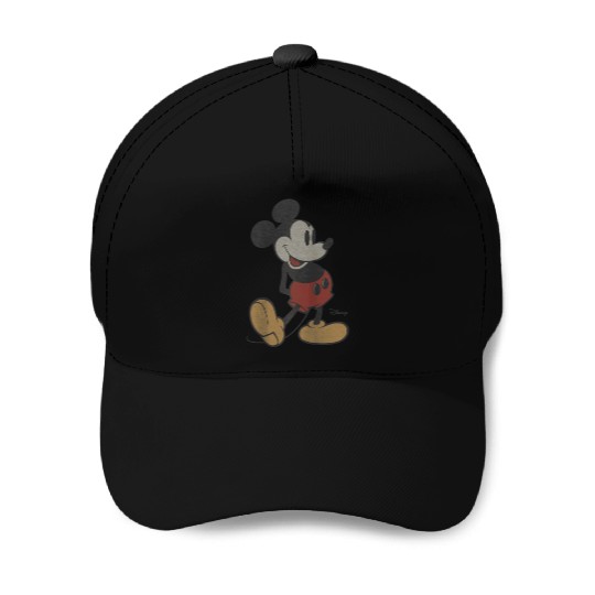 Disney Classic Mickey Mouse Pose Raglan Baseball Baseball Caps