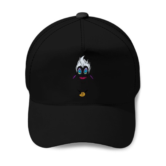 Disney Villains Ursula Big Face Baseball Caps