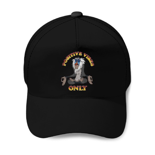 Disney Lion King Rafiki Positive Vibes Meditatio Baseball Caps