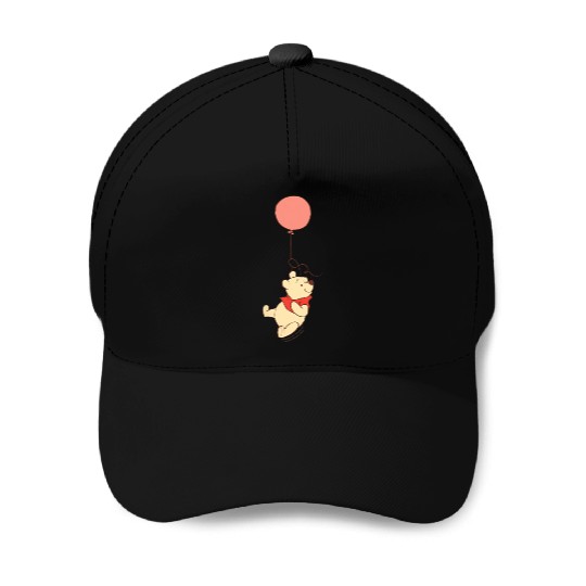 Disney Winnie the Pooh Balloon Flight Corner Picture Baseball Caps