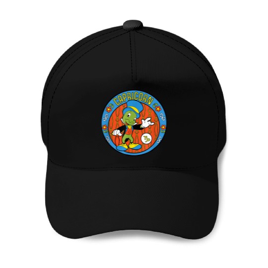 Disneyss Pinocchio Jiminy Cricket Zodiac Capricorn Baseball Caps