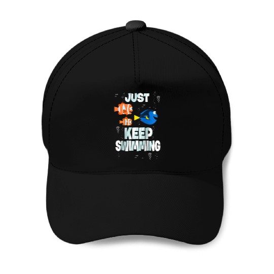 Disneyss Pixars Finding Dory Just Keep Swimming Baseball Caps