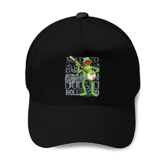 Disney The Muppets  World Tour Kermit Banjo Post Baseball Caps