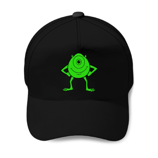 Disney Pixarss Monsters Inc. Mike Wazowski Cyclops Retro Baseball Caps