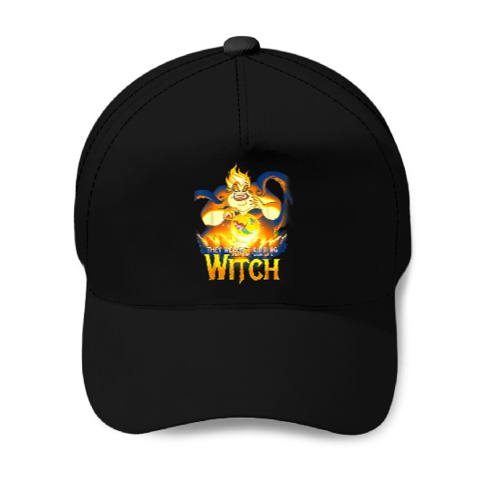Disney Little Mermaid Ursula Evil Witch Portrait Baseball Caps