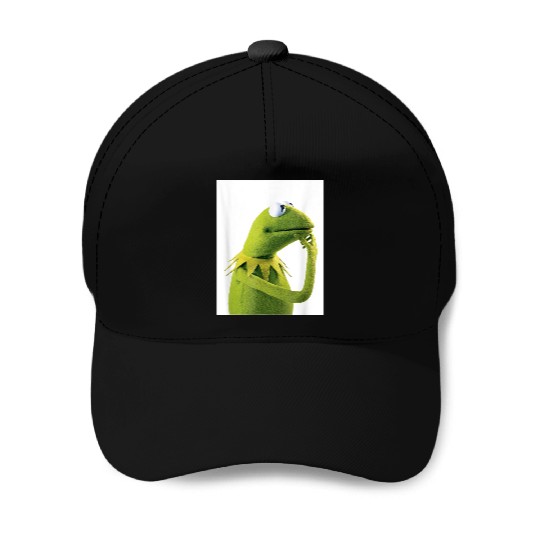Disney The Muppets K the frog Thinking Side Portrait Baseball Caps