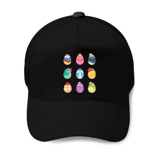 Disney Princess Easter Spring Nine Decorated Easter Eggs Baseball Caps