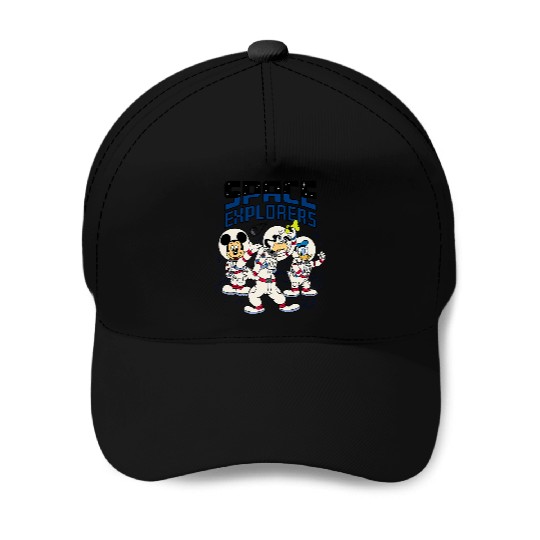 Disney Mickey Goofy Donald Space Explorers Baseball Caps