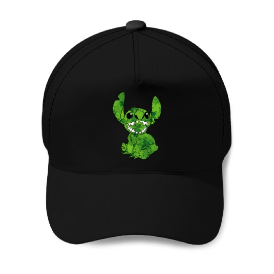 Disney Lilo Stitch St Patricks Day Stitch Clover Baseball Caps