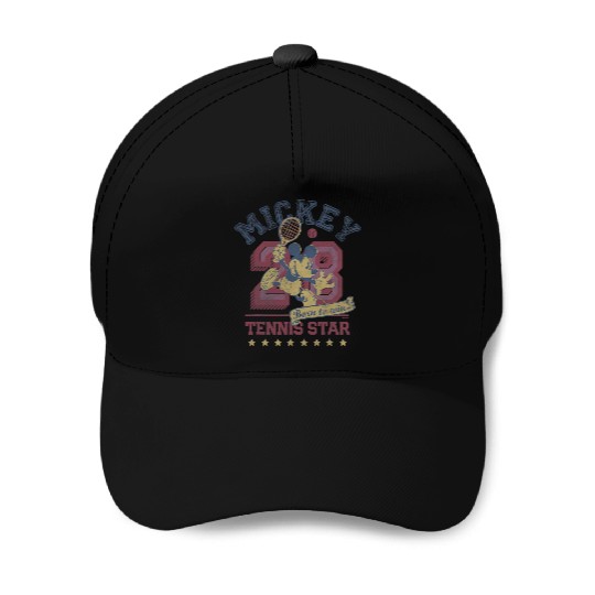 Disney Mickey Mouse Sports Tennis Star 28 Distressed Baseball Caps