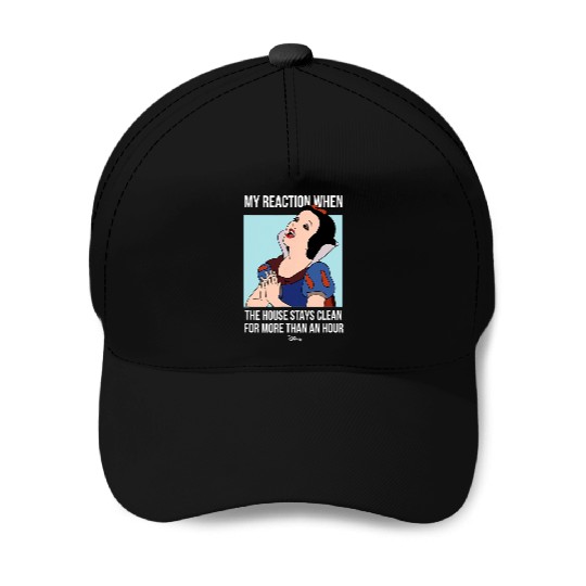 Disney Princess - Snow White House Stays Clean Meme Baseball Caps