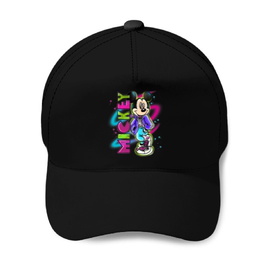 Disney Mickey Mouse Airbrush Baseball Caps