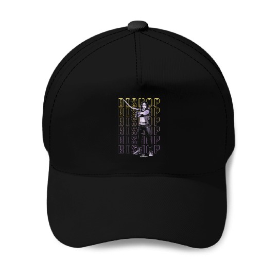Marvel Hawkeye Disney Plus Bishop Text Stack Pos Baseball Caps