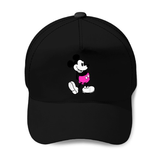 Disney Mickey Mouse Pink Shorts Baseball Caps