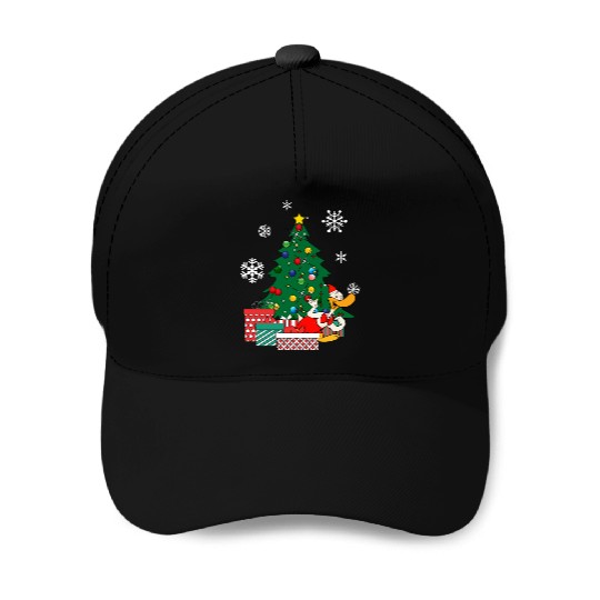 Gandy Goose Around The Christmas Tree  : Mickey Disney Christmas, Disney Christmas Baseball Caps