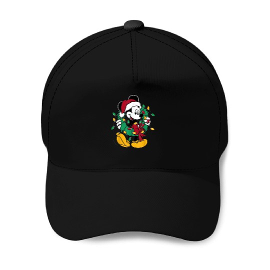 Mouse Christmas Lights   : Mickey Disney Christmas, Disney Christmas Baseball Caps