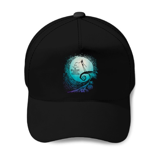 Disney Nightmare Before Christmas Jack Movie Logo Baseball Caps
