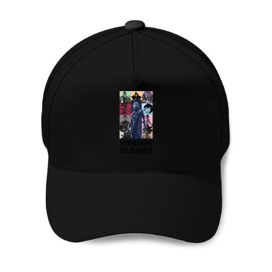 SpiderVerse Eras Tour with title Baseball Caps