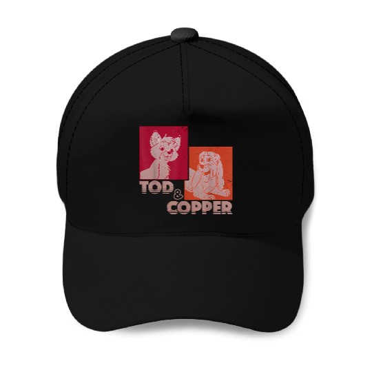 Disney The Fox and the Hound Tod & Copper Retro Baseball Caps