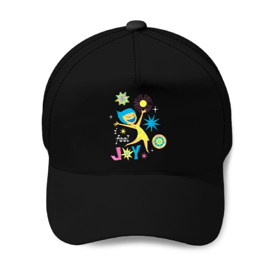 Disneyss Pixars Inside Out 2 Yay I Feel Joy Vintages Logo Baseball Caps