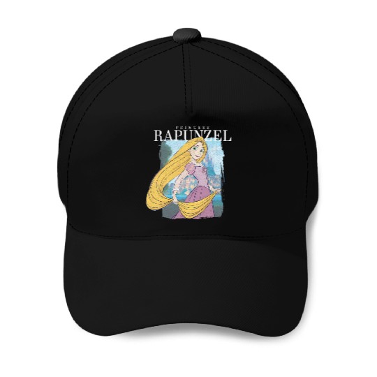 Disney Tangled Princess Rapunzel Distressed Portrait Baseball Caps