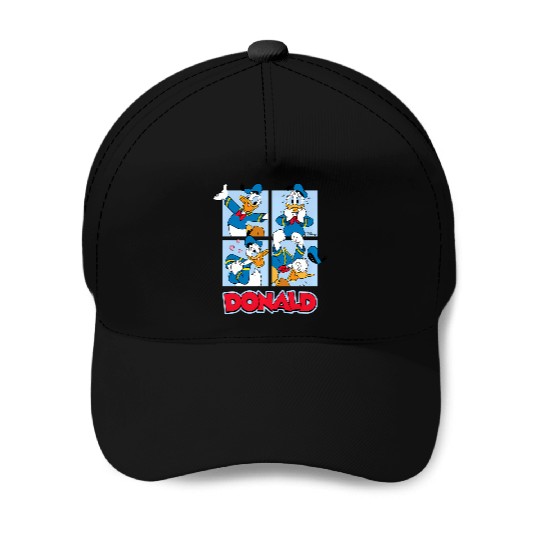 Disney - Donald Duck Grid Baseball Caps