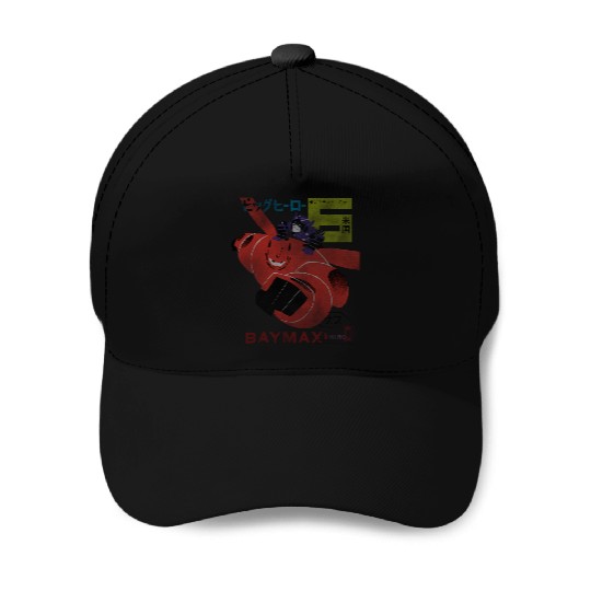 Disney Big Hero 6 Hiro Baymax Epic Flight Distressed Epic Baseball Caps