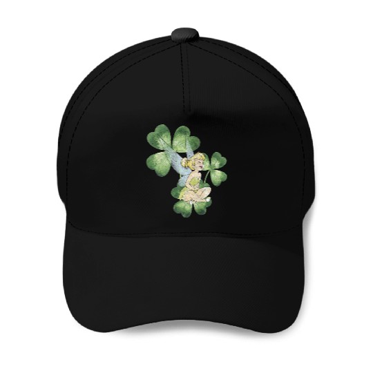 Disney Peter Pan St. Patrick's Day Tinker Bell Clover Retro Premium Baseball Caps