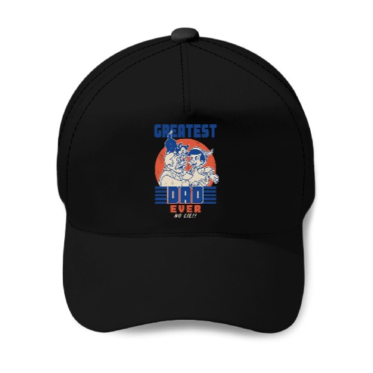 Disney Pinocchio and Geppetto Greatest Dad Ever No Lie Baseball Caps