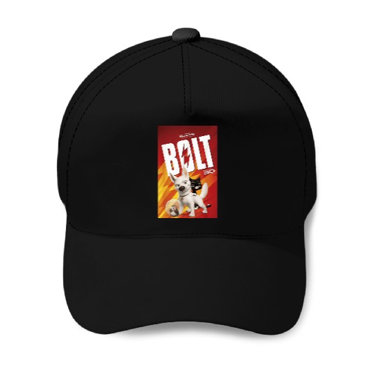 Disney Bolt Poster Baseball Caps