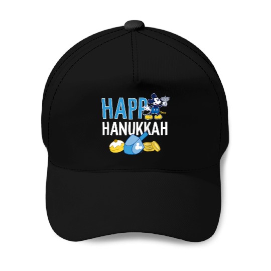 Disney - Mickey Happy Hanukkah Raglan Baseball Tee Baseball Caps