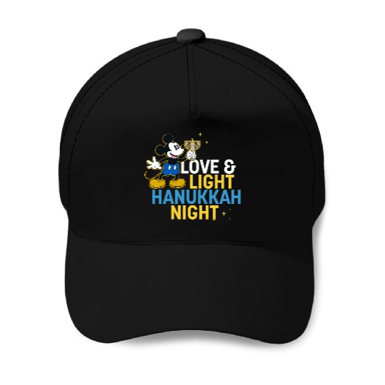 Disney Mickey Mouse Love & Light Happy Hanukkah Baseball Caps