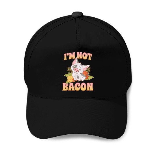 Disneyss Moana 2 Pua I'm Not Bacon Tropical Panel Baseball Caps