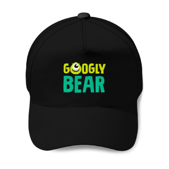 Disney and Pixars Monsters Inc. Mike Wazowski Googly Bear Premium Baseball Caps