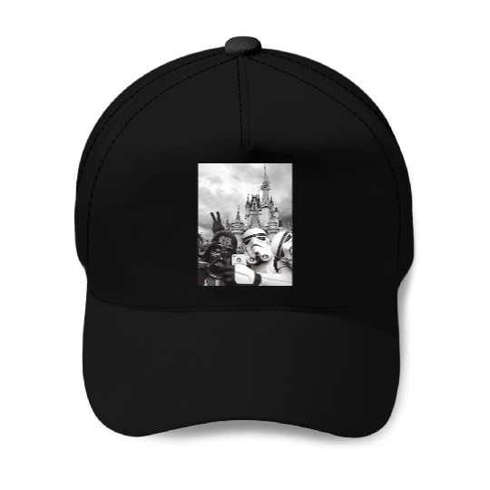 Darth Vader Trooper Selfie Disneyland Baseball Caps