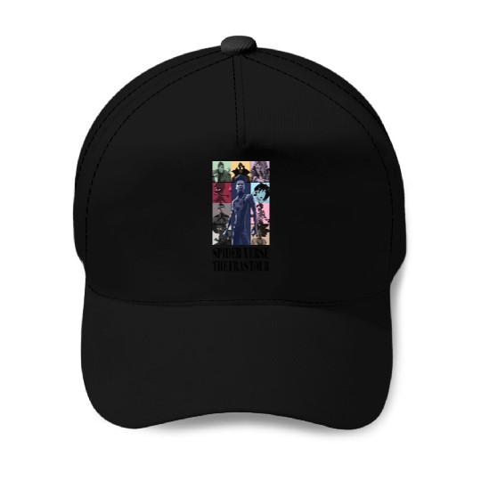 SpiderVerse Eras Tour with title Baseball Caps