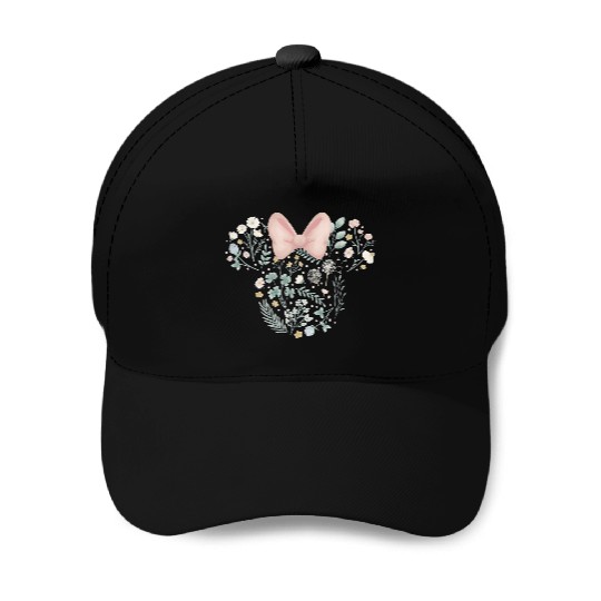 Disney Minnie Mouse Icon Spring Flowers Baseball Caps