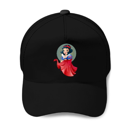 Disneyss Snow White Stylized Baseball Caps