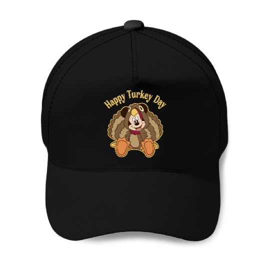 Disney Mickey And Friends Thanksgiving Mickey Turkey Baseball Caps