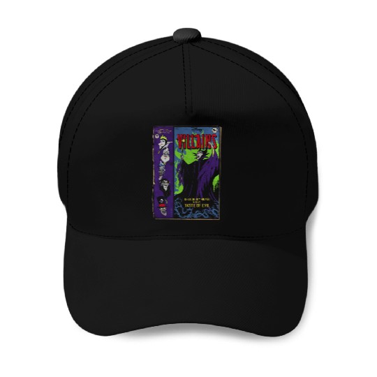 Disney Villains Deliciously Wicked Comic Baseball Caps