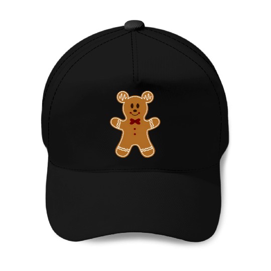 Disney Christmas Gingerbread Boy Baseball Caps