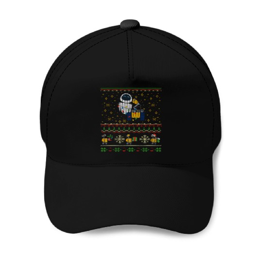 Disney Pixar Wall-E Eve Ugly Christmas Sweater Holiday Baseball Caps
