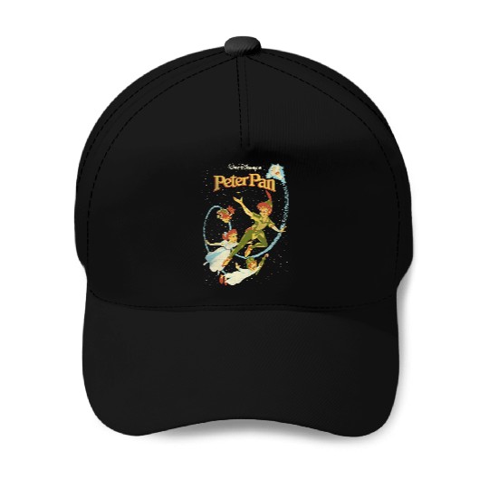 Disney Peter Pan Darling Flight Vintage Graphic Baseball Caps