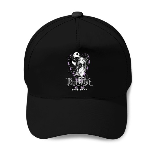 Disneyss Nightmare Before Christmas Valentines True Love Baseball Caps