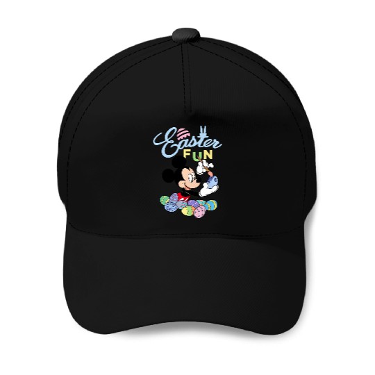Disney Mickey Mouse Easter Fun Painting Eggs Baseball Caps