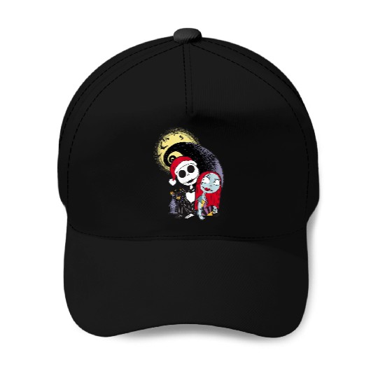 Disneyss The Nightmare Before Christmas Jack Sally Santa Hat Baseball Caps