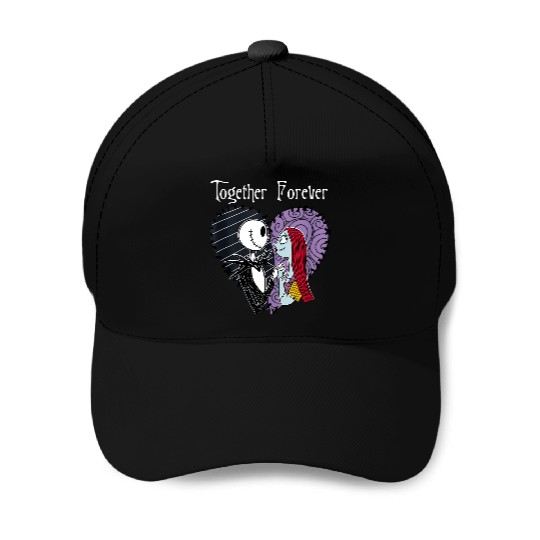 Disneyss The Nightmare Before Christmas Jack Sally Together Baseball Caps